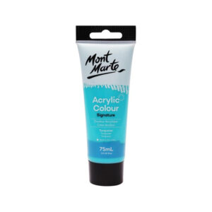 Vopsea acrilica Signature 75ml, in tub, turquoise Mont Marte