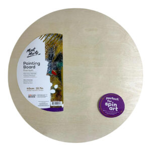 Tabla rotunda din lemn pentru pictura 40cm Mont Marte