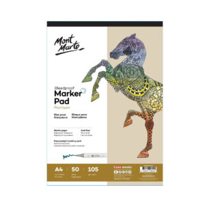 Bloc hartie A3 105gr/m2, 50 foi, pentru markere Mont Marte