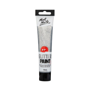 Vopsea Glitter 75ml, silver Mont Marte