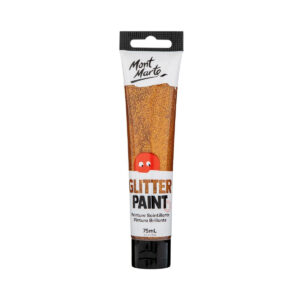 Vopsea Glitter 75ml, orange Mont Marte