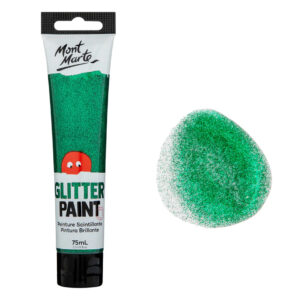 Vopsea Glitter 75ml, dark green Mont Marte