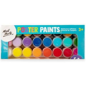 Set vopsele Poster Paint 24 culori, 24x60ml Mont Marte