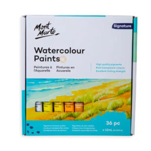 Set acuarela Signature 36 culorix12ml Mont Marte