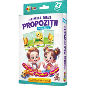 27 de cartonase educative. Primele mele propozitii