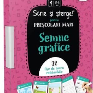 Scrie si sterge! Semne grafice prescolari mari