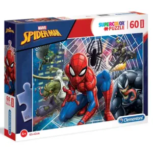 Puzzle Spider Man 60 piese CLEMENTONI