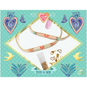 Set de creare bijuterii Miyuki and Hearts DJECO