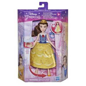 Papusa SPIN AND SWITCH BELLE Disney Princess HASBRO