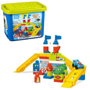 Constructor Mega Bloks Race Car Garage 60buc 27x36cm Fisher Price