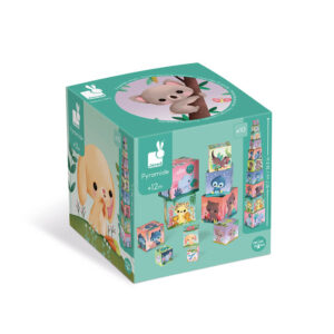 ULTRA-CUTE ANIMALS SQUARE STACKING PYRAMID