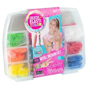 Set de realizare a bratarilor Elasticolor Refill Set NICE