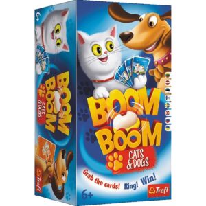 Trefl 02364 Game - Boom Boom Dogs and Cats