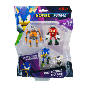 Set figurine SONIC -5 buc in cutie PMI