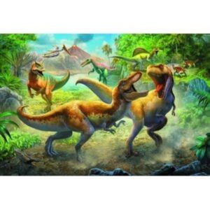 Puzzle - 160 - Fighting Tyrannosaurs / Trefl