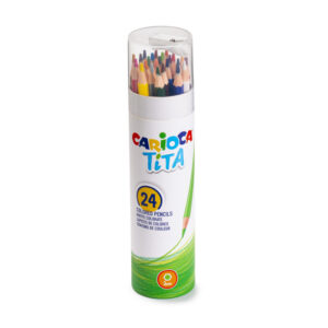 Set creioane colorate Tita 24 buc. cu ascutitoare Carioca