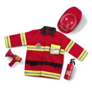 Set costum pompier pentru jocuri de rol (6 buc.) Melissa and Doug