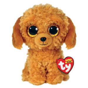 Jucarie de plus TY - Beanie Boos, Catelus Auriu, 15 cm
