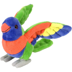 Jucarie de plus Pasare Lorikeet 20cm Wild Republic