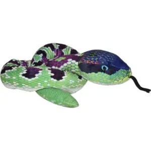 Jucarie de plus Sarpe verde/violet 137cm Wild Republic