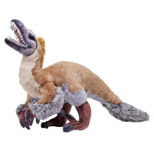 Jucarie de plus Dinosaur Velociraptor 38cm Wild Republic