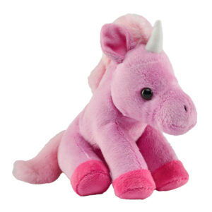 Jucarie de plus Unicorn roz 13 cm Wild Republic