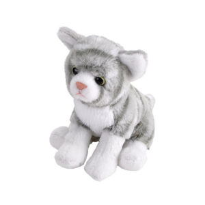 Jucarie de plus Pisica gri 13 cm Wild Republic