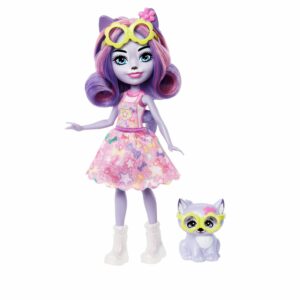 Papusa Enchantimals Hadley Husky si animale de companie Sledder MATTEL