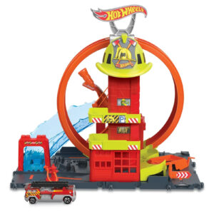 Pista Hot Wheels Statia de pompieri City MATTEL