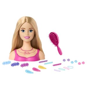 Cap manechen cuafura cu 20 accesorii Barbie Mattel
