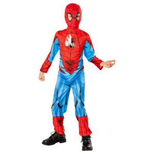 Costum Spider-Man Green Collection mar. 7-8 ani RUBIES