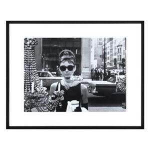 Panou cu rama 75x95cm Audrey Hepburn, Breakfast at Tiffany's Ablo Blommaert