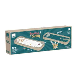 Joc de masa din lemn - Bowling and Curling VILAC