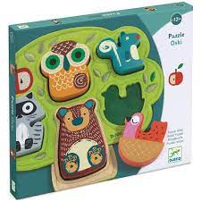 PUZZLE DIN LEMN IN RELIEF - OSKI DJECO