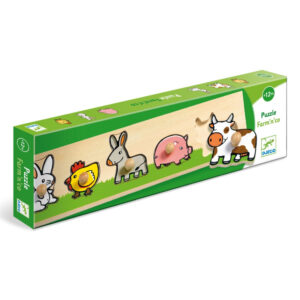PUZZLE DIN LEMN IN RELIEF - Emilion DJECO
