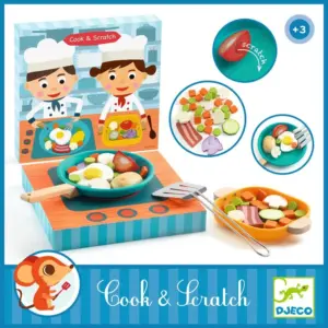 Set de joaca in bucatarie Cook si Scratch DJECO