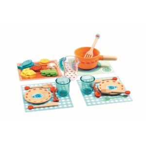 Set vesela lemn - Pisicuta DJECO