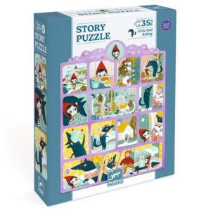 Puzzle poveste Scufita Rosie Djeco