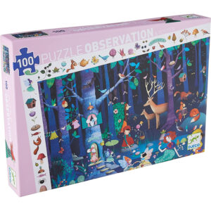 Puzzle observatie Padurea fermecata Djeco
