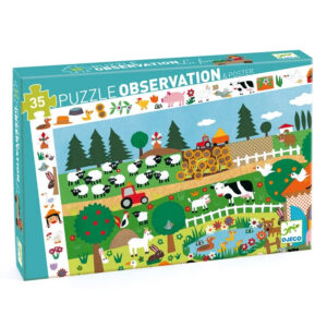 Puzzle observatie Ferma fermecata Djeco