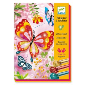 Atelier creativ cu sclipici Fluturi DJECO