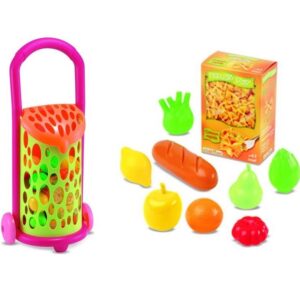 Ecoiffier Set Garnished shopping trolley