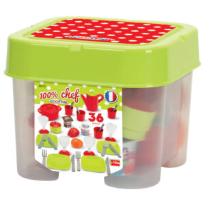 Ecoiffier Set vesela, 36 acc.