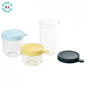 Set 3 containere alimentare 150/250/400 ml Beaba