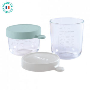 Set 2 containere alimentare 150/250 ml Beaba