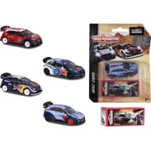 Majorette auto WRC ass.7,5 cm 4 ass.