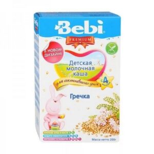 Terci de hrisca cu lapte 4+luni 200g Bebi Premium