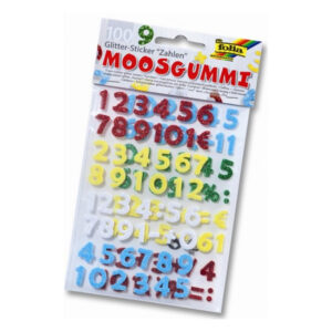 Abtibild mosaic din spuma EVA Numbers 100buc. Folia