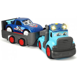 Trailer Happy cu remorca 60cm sun/lum Dickie Toys