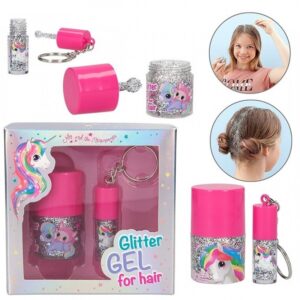 Vopsea sclipici p/u par GLITTER HAARGEL DEPESCHE